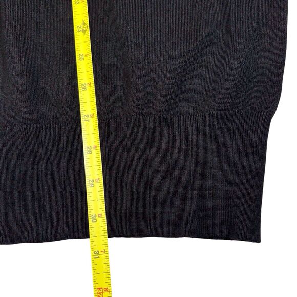 Lane Bryant Deep V Neck Sweater Womens Plus Size 26/28 Black NWT - Picture 9 of 9